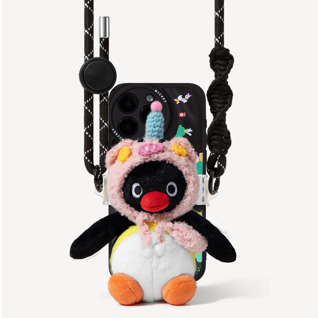 Pingu Penguin Plush Crossbody Phone Bag