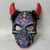Skull Devil Mask with Horns | Halloween Cosplay