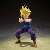 In stock Bandai SHF Dragon Ball Z Super Saiyan Son Gohan Super 2 Warrior Who Surpasses Goku