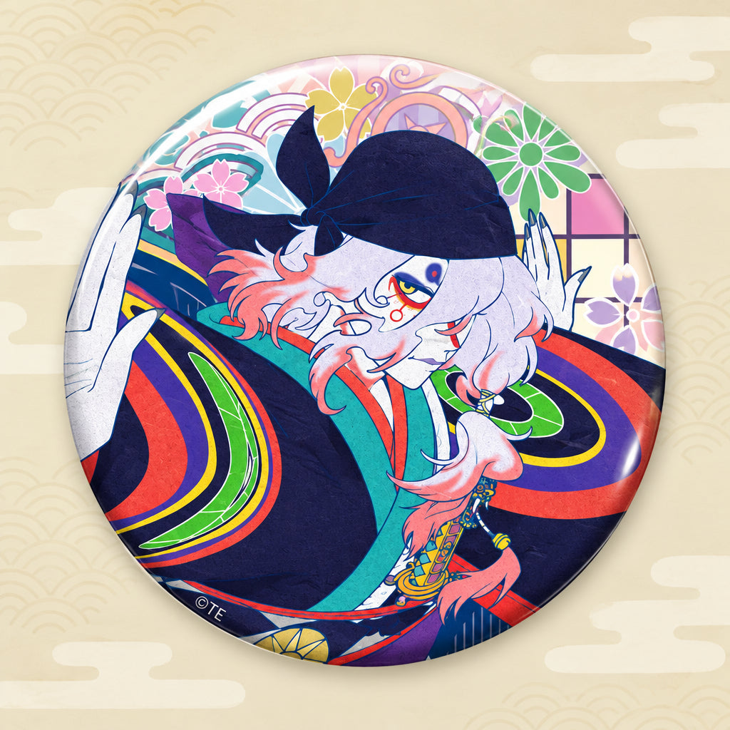 Mononoke Movie Pin Badge: Anime Collectible Button Accessory