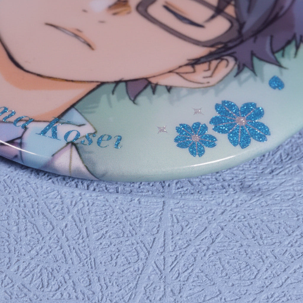 Galaxy Anime April is Your Lie Kaoru Miyazono Arima Kosei Grass Badge Set