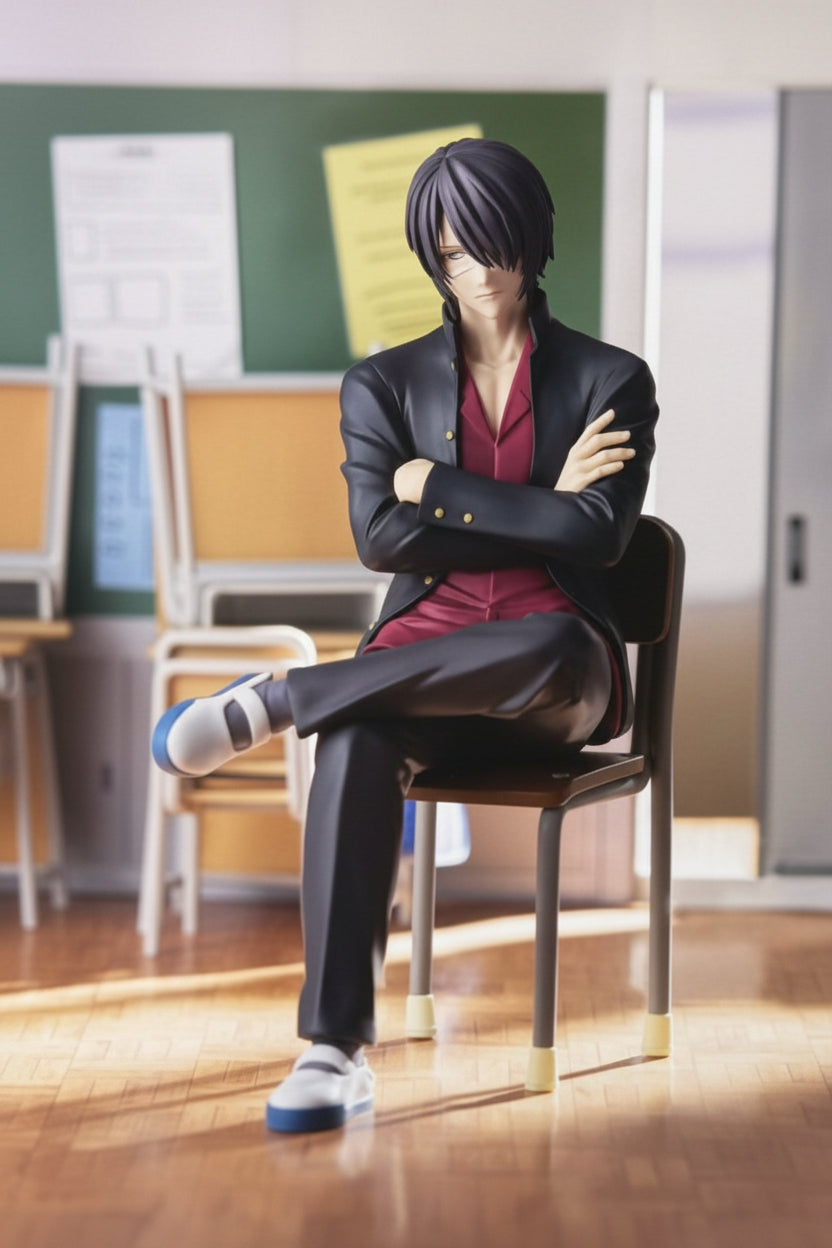 Banpresto Gintama Third Year Z class Ginpachi teacher Sakata Gintoki silver pinch prize figure
