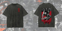 Berserk Vintage Washed Anime Graphic T-Shirt