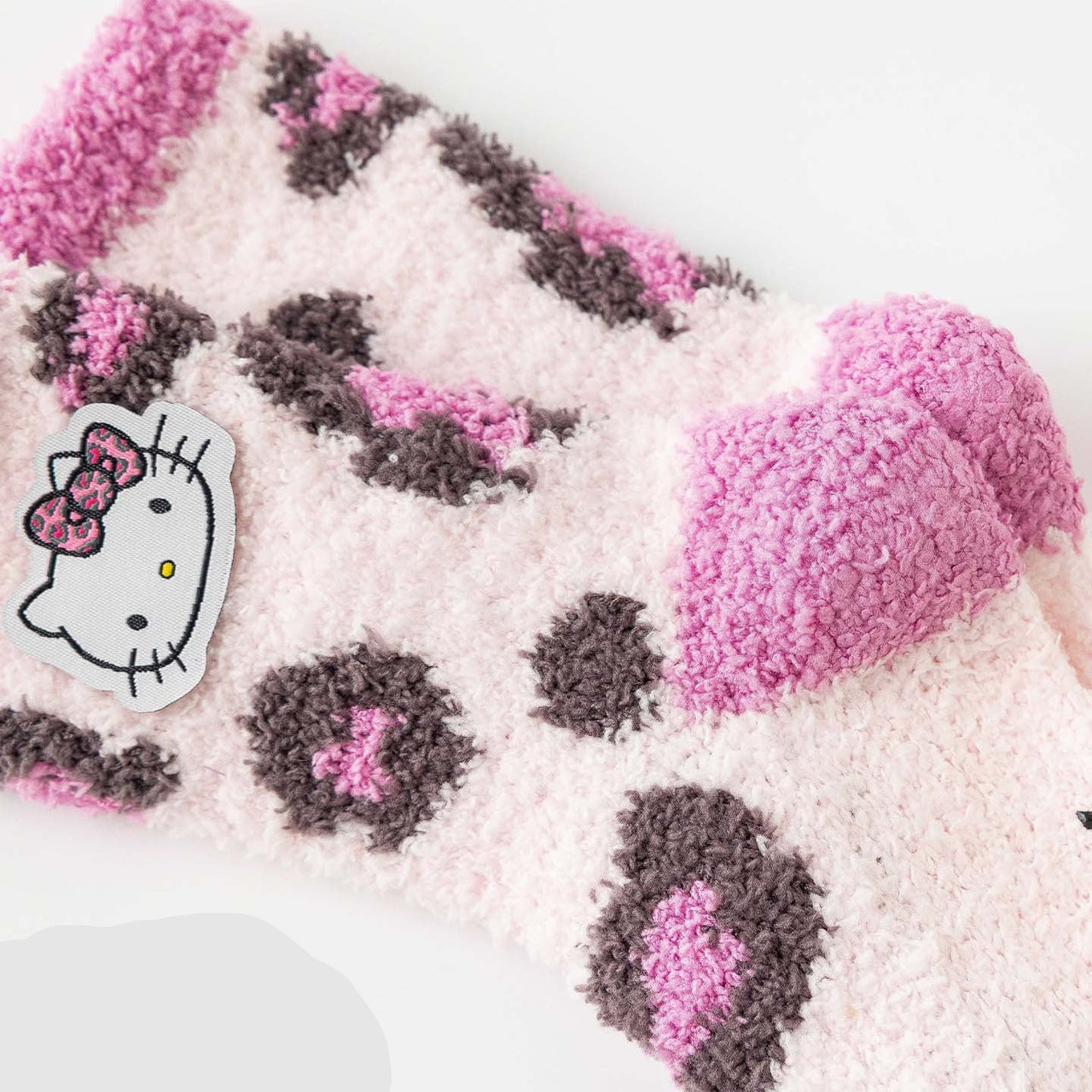 Hello Kitty Leopard Coral Fleece Socks