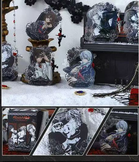Official Licensed Vampire Knight Badge Cute Anime 2D Keychain