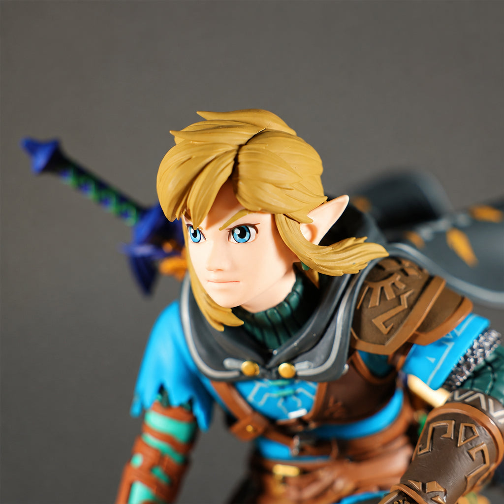 The Legend of Zelda Tears of the Kingdom Link Figure Display