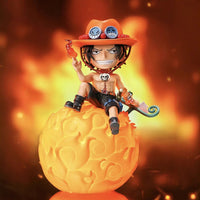 HAPPYLIFE One Piece Devil Fruit Portgas D. Ace voice-controlled night light figure, Chopper voice-controlled night light