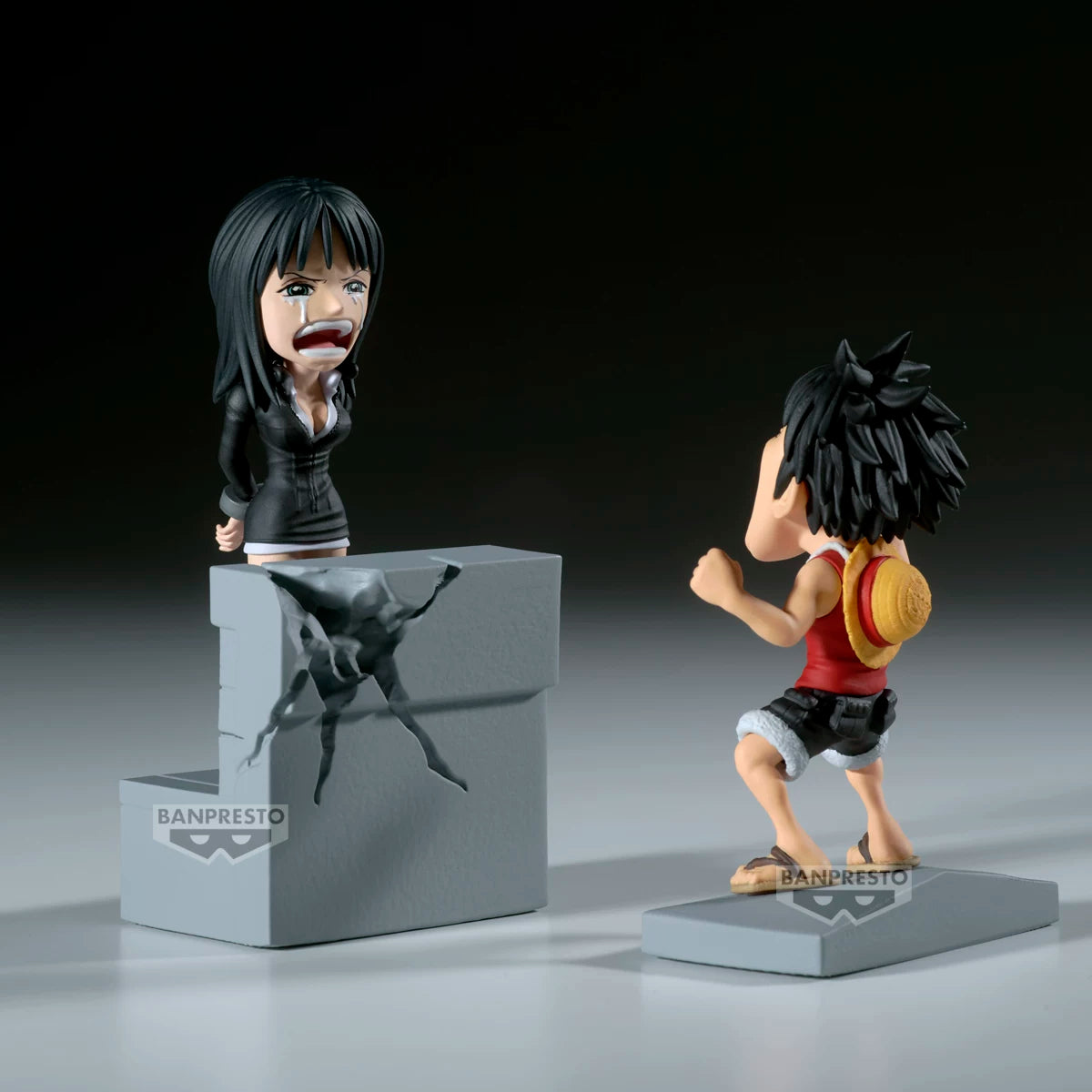 Bandai Glasses One Piece WCF Justice Island 1 & Justice Island 2 & Story Line Robin Luffy
