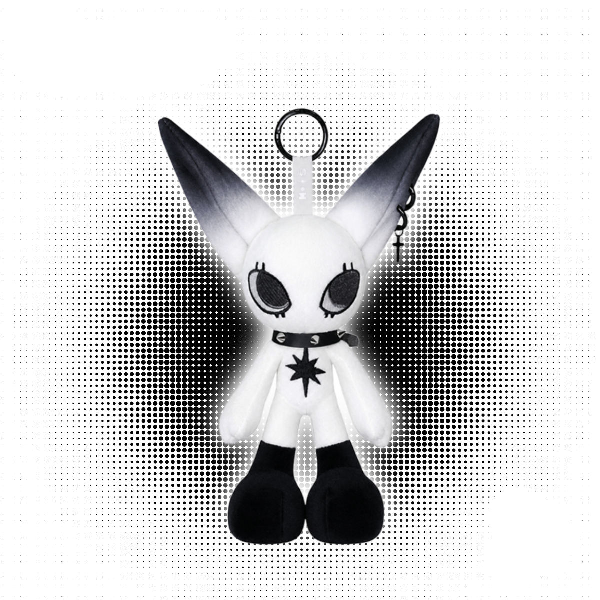 X2HOMME Moos Starry Plush Bag Charm Keychain