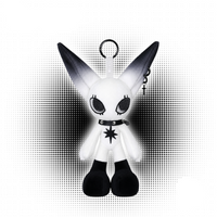 X2HOMME Moos Starry Plush Bag Charm Keychain