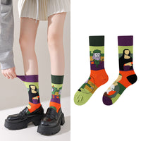 Mismatched Novelty Crew Socks | 2-Pair Set