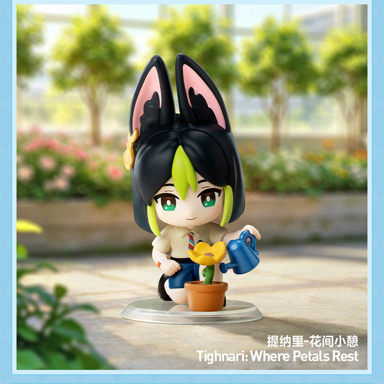 POPMART Genshin Impact Academy Light and Shadow Poetry Q-version Series Figure Blind Box Carnival Gathering Decoration Gift