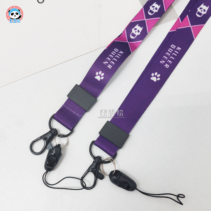 JoJo's Bizarre Adventure Anime Lanyard & Wrist Strap