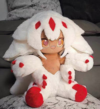 GSC Made in Abyss Faputa plush doll, smiling and serious versions shown