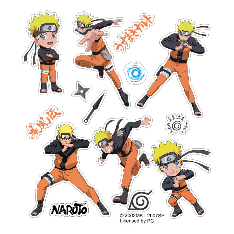 Naruto Officially Licensed Waterproof Sticker Pack
