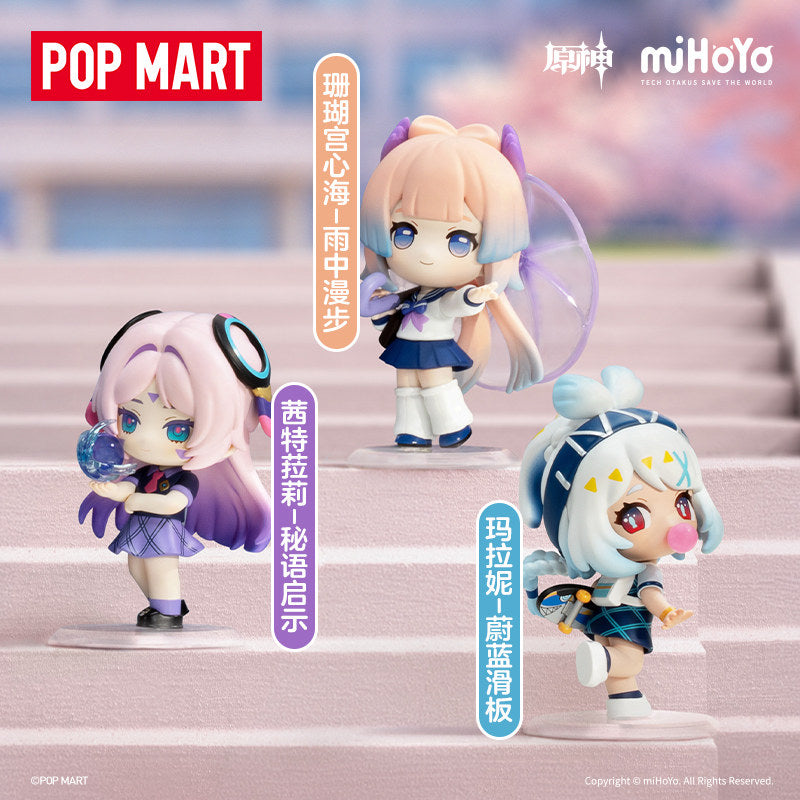 POPMART Genshin Impact Academy Light and Shadow Poetry Q-version Series Figure Blind Box Carnival Gathering Decoration Gift