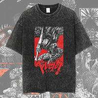 Berserk Vintage Washed Anime Graphic T-Shirt
