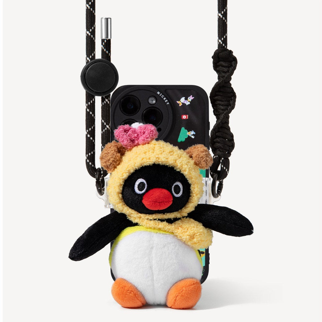 Pingu Penguin Plush Crossbody Phone Bag