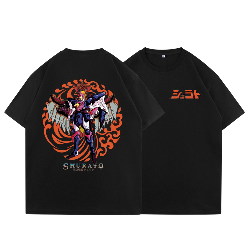 Shurato Garuda Anime Washed Cotton Graphic Tee