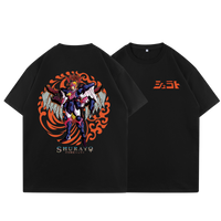 Shurato Garuda Anime Washed Cotton Graphic Tee