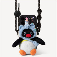 Pingu Penguin Plush Crossbody Phone Bag