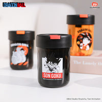 Toei Animation Dragon Ball Portable Straw Cup Cup, Anime Merchandise, Water Cup, Coffee Cup, Official Goku