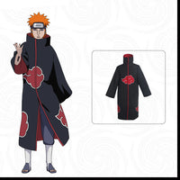 Naruto Pain Cosplay Set – Akatsuki Robe & Accessories