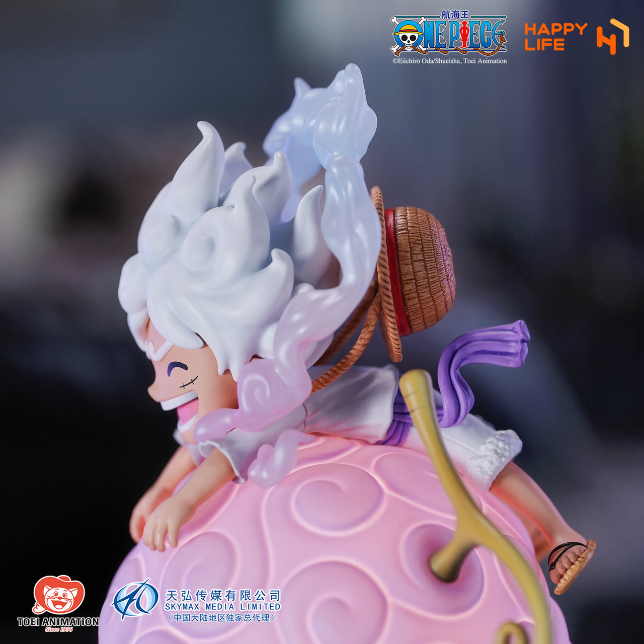 Toei Animation One Piece Devil Fruit Series Night Light - Fifth Gear Luffy One Piece Voice Control Light Peripherals