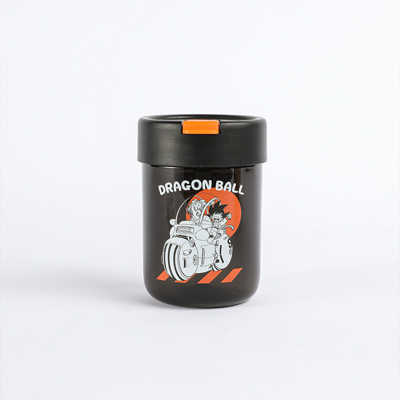 Toei Animation Dragon Ball Portable Straw Cup Cup, Anime Merchandise, Water Cup, Coffee Cup, Official Goku
