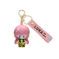 Hatsune Miku Mini Soft Rubber Figure Bag Charm Keychain Doll