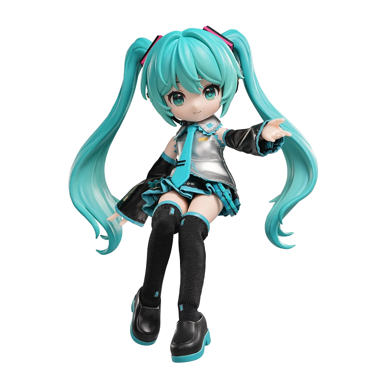 In stock Bilibili Brook building blocks Qiyu Edition VOCALOID Hatsune Miku official outfit finished model