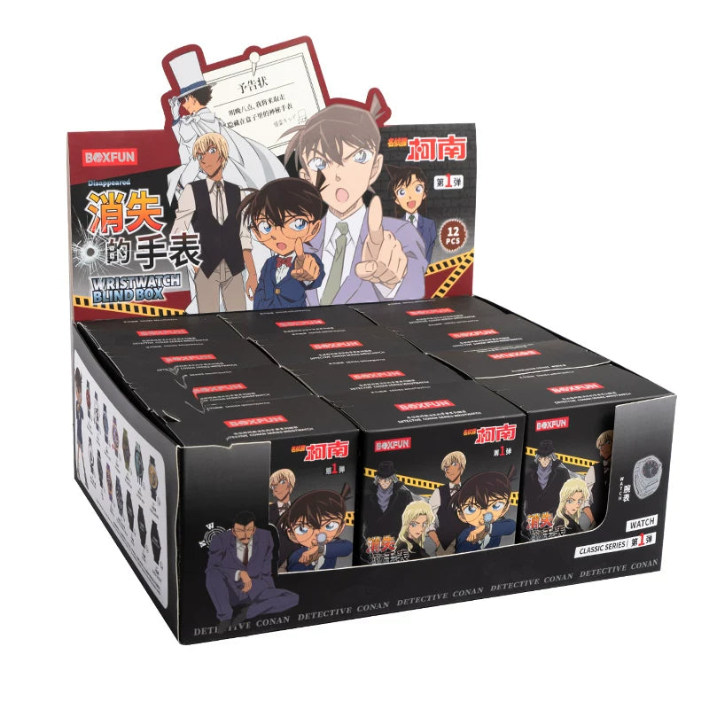 Authentic Mic and Detective Conan watch blind boxes, disappearing watches, watch anime merchandise, children's and boys' gifts