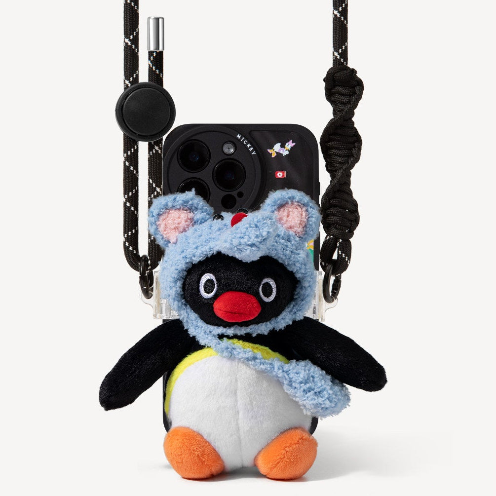 Pingu Penguin Plush Crossbody Phone Bag