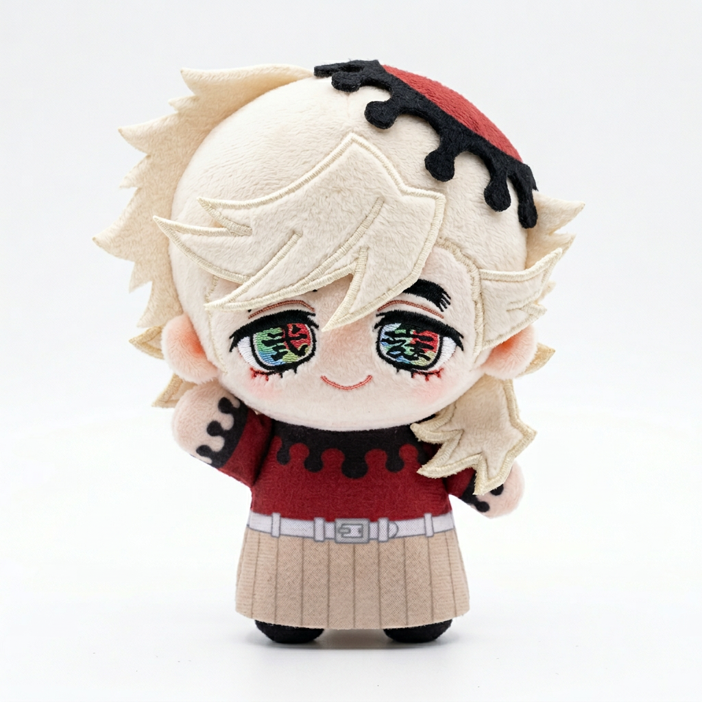 Demon Slayer Plush Keychain – Doma, Yoriichi, Kokushibo