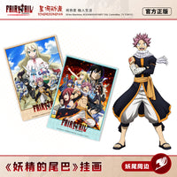 Fairy Tail Official Genuine Spray Canvas Hanging Picture Anime Periphery Naz Lucy Wall Painting Poster Mural