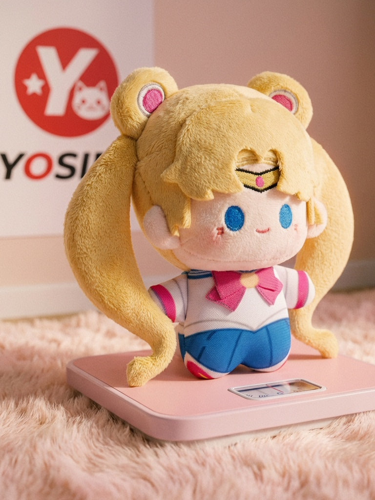 Japan YOSIDA Sailor Moon Tsukino rabbit bag pendant anime cotton doll girl heart birthday present