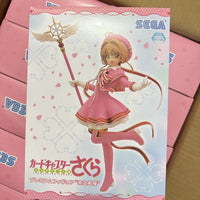 SEGA Sega Cardcaptor Sakura Transparent Card Edition Kinomoto Sakura Sakura Prize Plush Figure