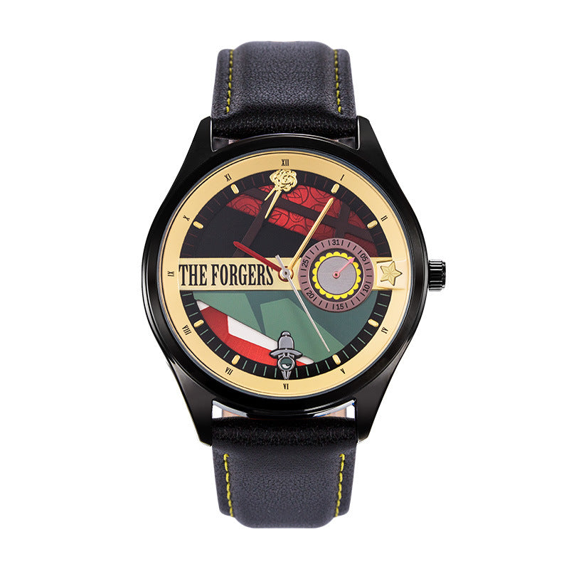 genuine Lucky Stone Spy x Family authorized anime watch four-pin quartz