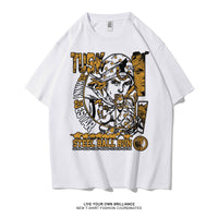 Dunlun Mosho Jojo's Bizarre Adventure Steel Ball Run Characters, Part 7, Short Sleeve T Shirt, 100% Cotton,