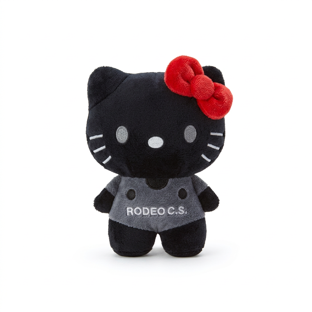 Hello Kitty FLASTAR Plush Bag Charm Keychain 10CM