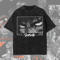 Berserk Vintage Washed Anime Graphic T-Shirt