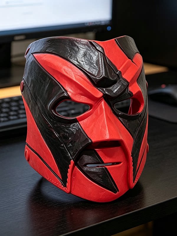 Anime merchandise Red Magic cosplay 3D printed masks and Halloween props can be worn with performance masks