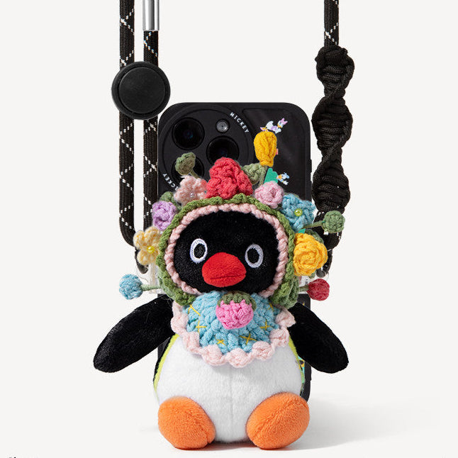 Pingu Penguin Plush Crossbody Phone Bag