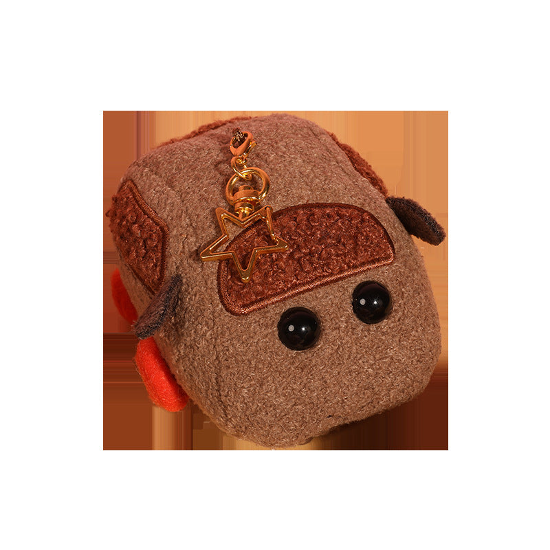 PUI PUI Molcar Plush Coin Purse Keychain with Star Bag Charm