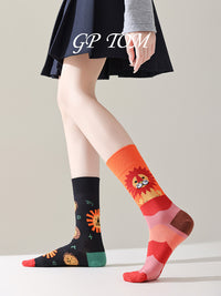Mismatched Novelty Crew Socks | 2-Pair Set