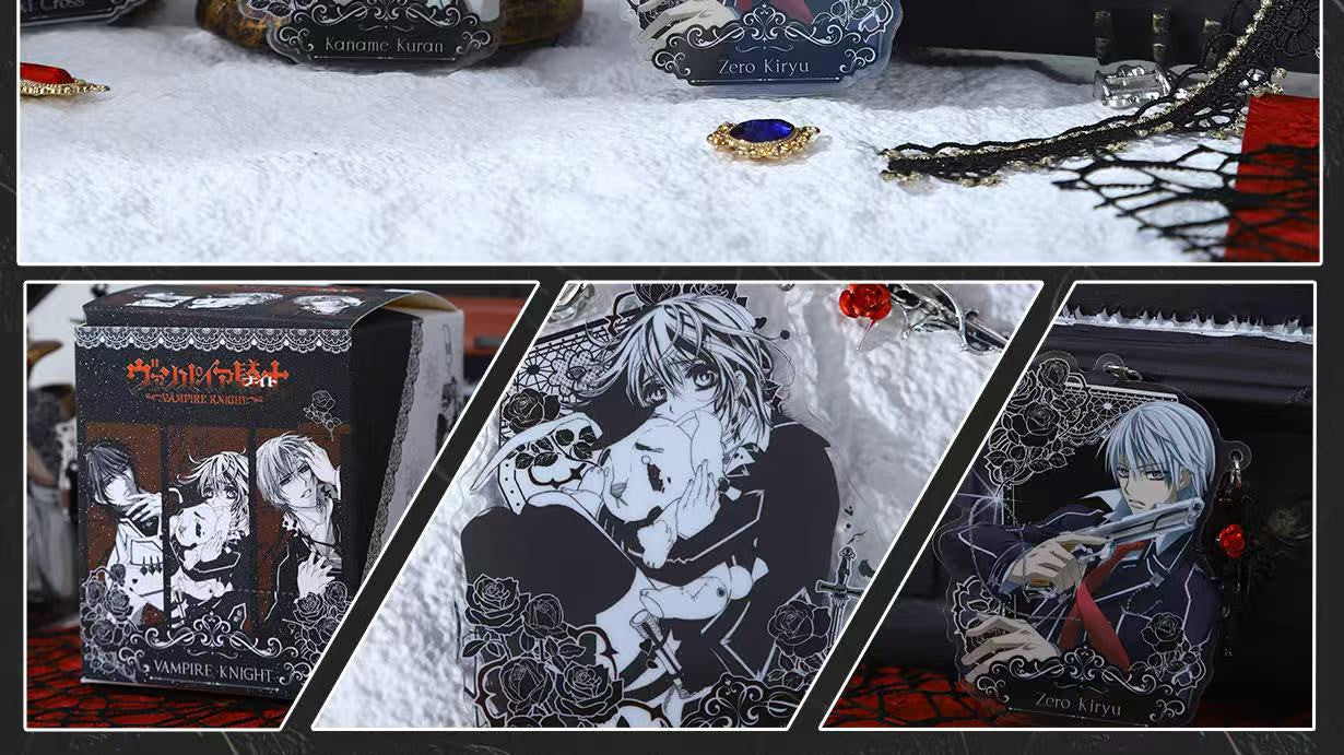 Official Licensed Vampire Knight Badge Cute Anime 2D Keychain