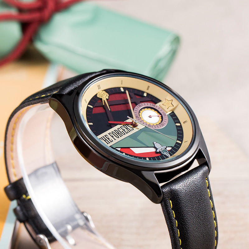 genuine Lucky Stone Spy x Family authorized anime watch four-pin quartz