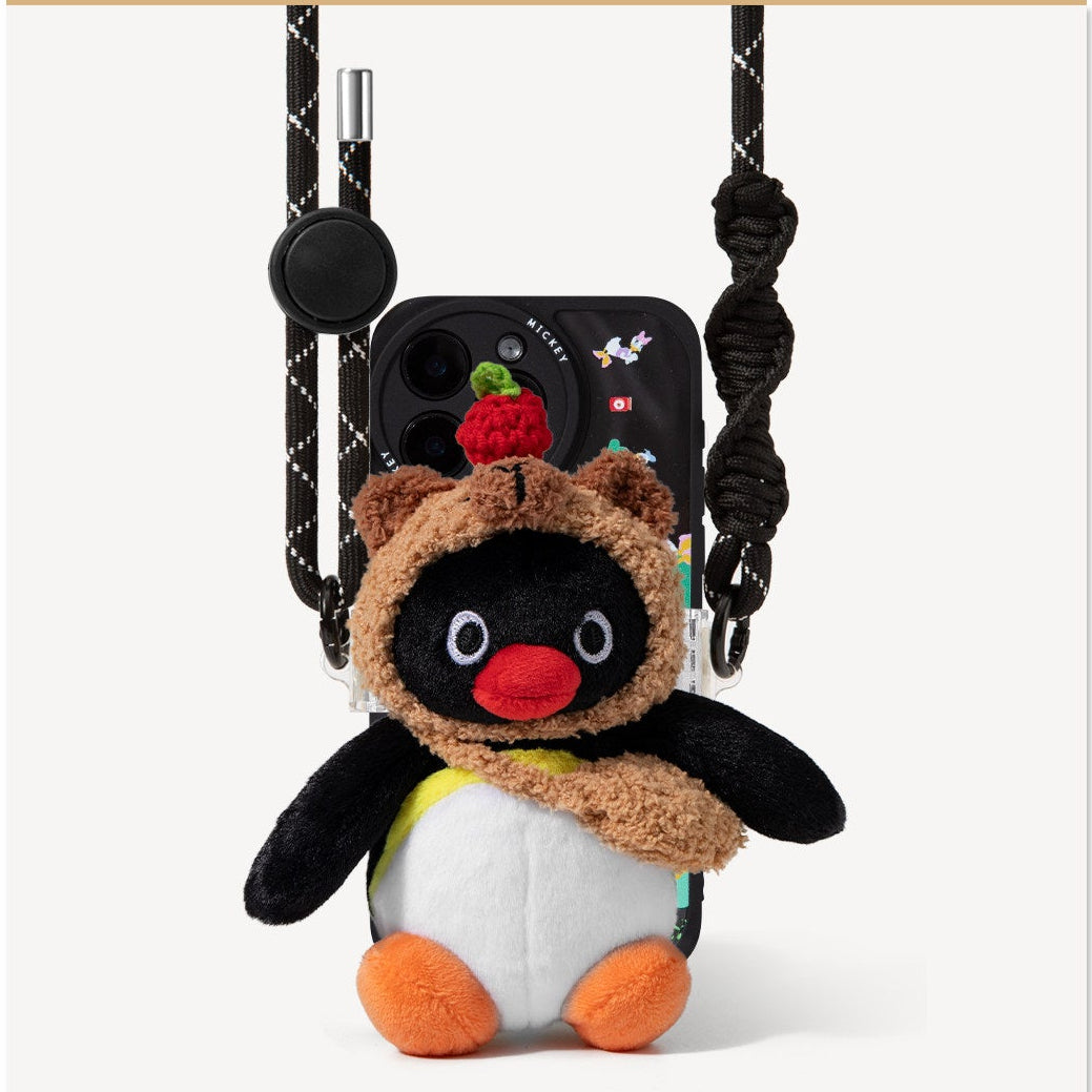 Pingu Penguin Plush Crossbody Phone Bag