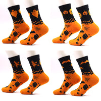 Halloween Cotton Crew Socks – Unisex Novelty Gift