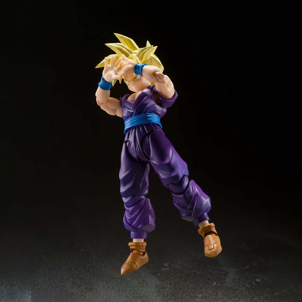 In stock Bandai SHF Dragon Ball Z Super Saiyan Son Gohan Super 2 Warrior Who Surpasses Goku